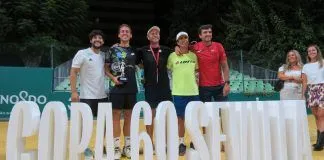 Carballés: el éxito de estabilidad y sensibilidad a través de un equipo de verdadera cercanía Carballés con su equipo Copa Sevilla ATP Challenger 125