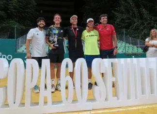 Carballés: el éxito de estabilidad y sensibilidad a través de un equipo de verdadera cercanía Carballés con su equipo Copa Sevilla ATP Challenger 125
