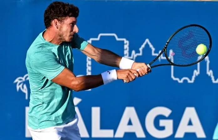 Pablo Carreño, en su debut en el ATP 125 Málaga Open