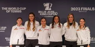 España, con el apoyo del público, aspira al título de la Billie Jean King Cup en Sevilla España, con el apoyo del público, aspira al título de la Billie Jean King Cup en Sevilla