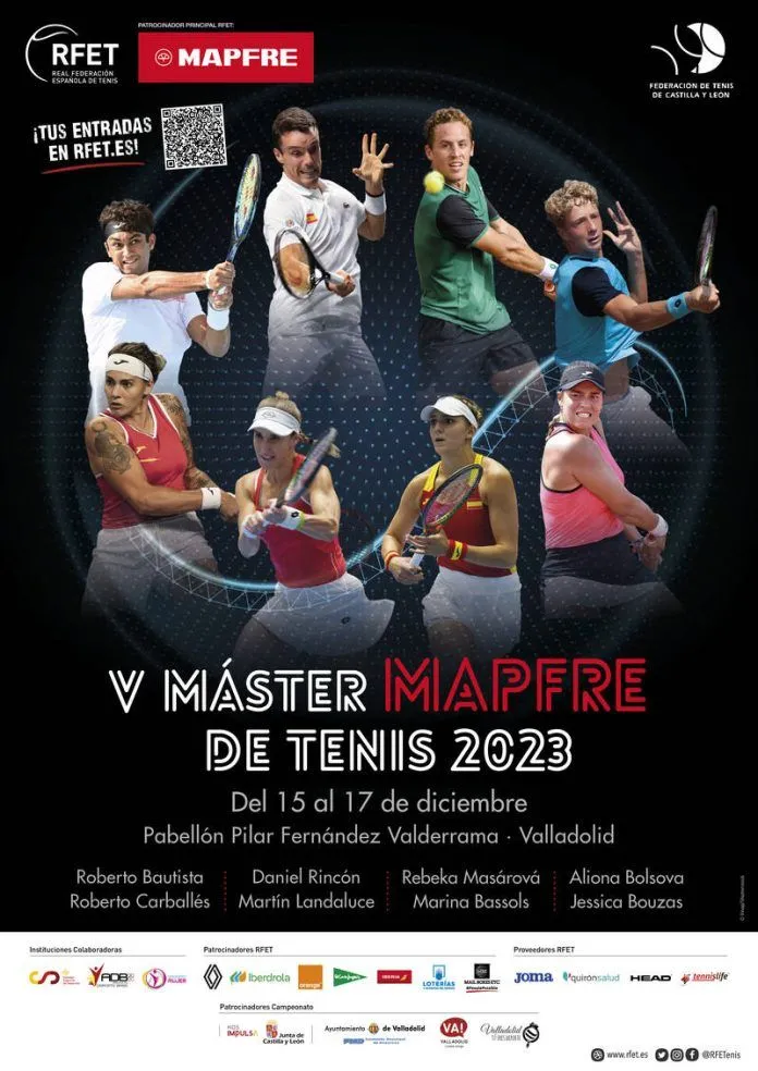 Poster Master MAPFRE de Tenis 2023 en Valladolid