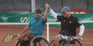 Martín de la Puente y Arturo Montes, campeones de dobles en el Campeonato de España de tenis en silla campeones de dobles del campeonato de España Martín de la Puente y Arturo montes