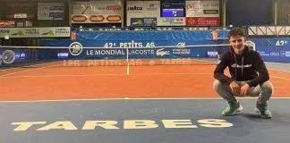 Bañares llegó como undécimo preclasificado y salió como número dos del mundial sub-14 Izan Bañares, finalista de Les Petits As, el mundial sub-14