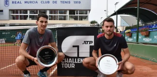 V Challenger Costa Cálida: ¡Arribage y Cornea conquistan el título de dobles! Theo Arribage y Victor Cornea, ganadores en dobles del ATP Challenger Costa Cálida Región de Murcia