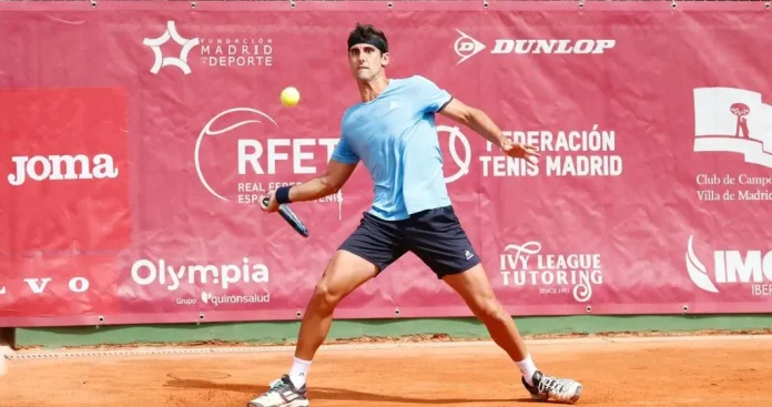 Carlos Taberner en previa ATP Challenger de Madrid