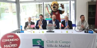 Saque de apertura y rueda de prensa del ATP Challenger Comunidad de Madrid: Un éxito rotundo Rueda prensa ATP Challenger Open Comunidad de Madrid