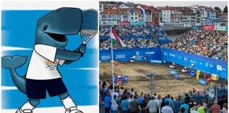 Torneo BDO Tenis Playa Luanco 2024: Schwartzman, ballena “Fatín” y mucho más en la 37ª edición Torneo BDO Tenis Playa Luanco 2024 - Mascota Ballena Fatín