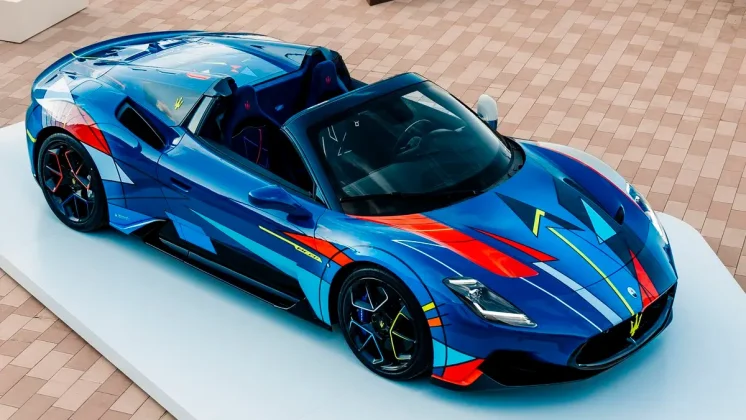 Maserati MC20 Cielo Opera d&rsquo;arte Rolex Monte-Carlo Masters 2024