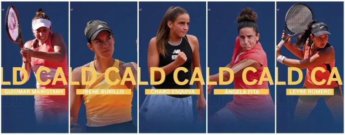 Leyre Romero, Guiomar Maristany, Irene Burillo, Charo Esquiva y Ángela Fita serán las Wild Cards del BBVA Open Internacional de Valencia