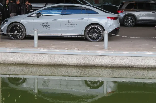 Mercedes-Benz EQE electrico en Mutua Madrid Open