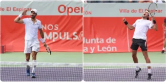 Finales del Open Castilla y León Villa de El Espinar 2024: Antoine Escoffier vs. Àlex Martínez Antoine Escoffier y Àlex Martínez final XXXVIII Open Castilla y León Villa de El Espinar