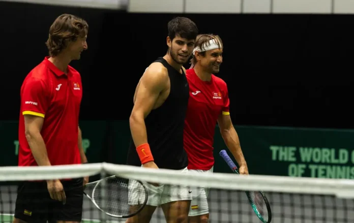 La Selección Española de Tenis inicia los entrenamientos para la Copa Davis 2024 en Valencia