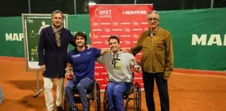 Caverzaschi y Siscar brillan en la final de dobles del 34º Campeonato de España MAPFRE de Tenis en Silla Daniel Caverzaschi y Enrique Siscar nuevos campeones de España en el Real Club Pineda de Sevilla.