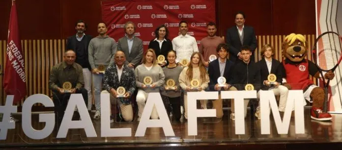Gala anual de la Federación de Tenis de Madrid