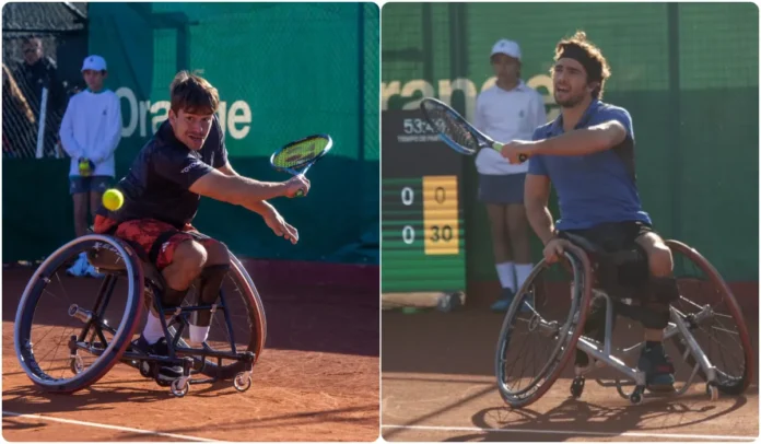 Martín de la Puente - Daniel Caverzaschi - final del Campeonato de España MAPFRE de Tenis Silla