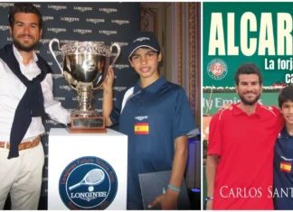 El libro autobiográfico del entrenador Carlos Santos es “Alcaraz, la forja de un campeón” Carlos Alcaraz y Carlos Santos, autor del libro Descubre Alcaraz, la forja de un campeón