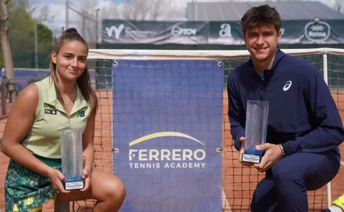 Charo Esquiva y Alexander Vasilev -campeones del ITF J300 Villena 2025