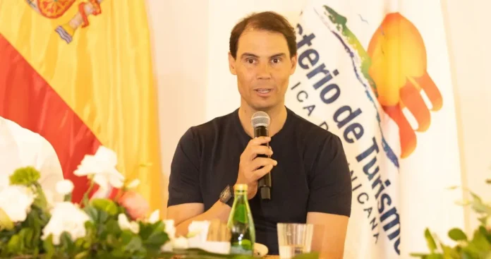 Rafa Nadal en la inauguración del Rafa Nadal Tennis Center Punta Cana