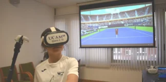 El Real Murcia Club de Tenis 1919 y la UCAM lideran un proyecto pionero de realidad virtual en el entrenamiento Realidad virtual en el tenis