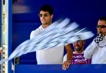 Alcaraz empuñó la bandera ajedrezada en Jerez Alcaraz ondea la bandera en la victoria de Álex Márquez en Moto GP en el Circuito de Jerez