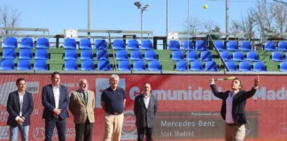 El ATP Challenger de Madrid arranca con un saque de honor y una rueda de prensa institucional Saque de honor ATP Challenger de Madrid 2025