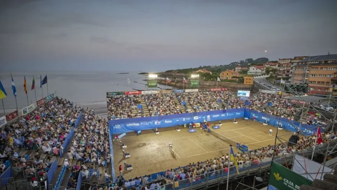vista general Torneo BDO Tenis Playa Luanco