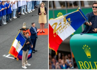 Federer, como Nadal, intervino en una histórica edición de las 24 horas de Le Mans Federer da la salida en Le Mans 2025