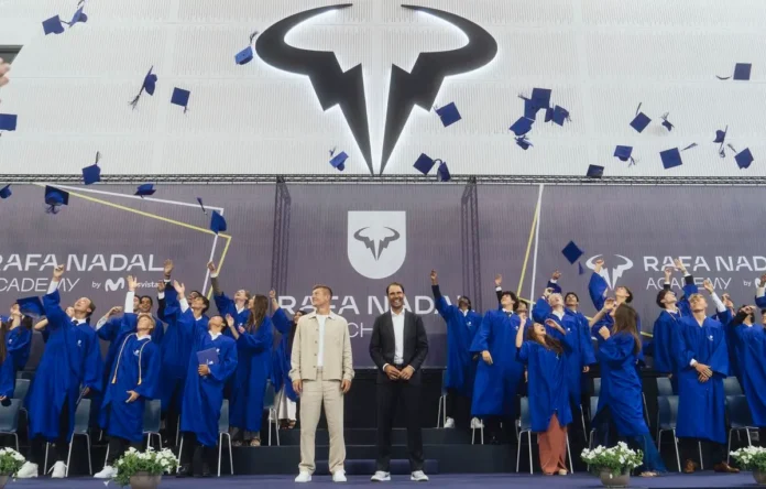 Nadal y Kroos en la Graduación Nadal y Kroos en la Graduación