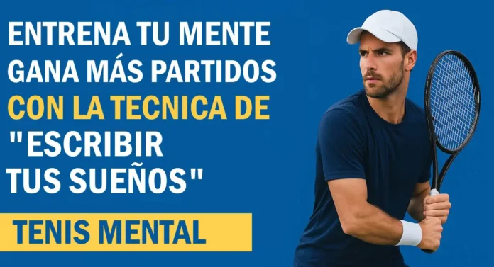 Entrena tu mente en tenis: técnica de “Escribir tus sueños”