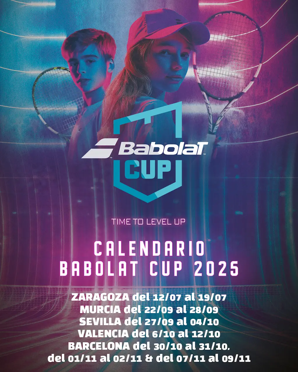 Calendario Babolat Cup 2025