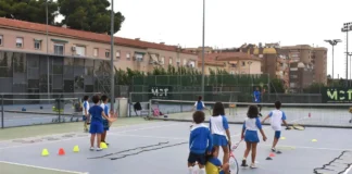 El Real Murcia Club de Tenis 1919 arranca sus escuelas con más de 500 alumnos Escuela de tenis Real Murcia Club de Tenis