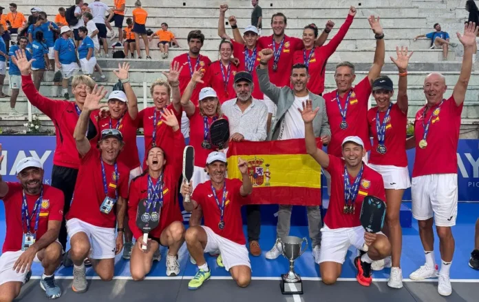España Campeona Europa Pickleball