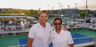 Gustavo Marcaccio, nuevo director de tenis de la Rafa Nadal Academy by Movistar Rafa Nadal y Gustavo Marcaccio