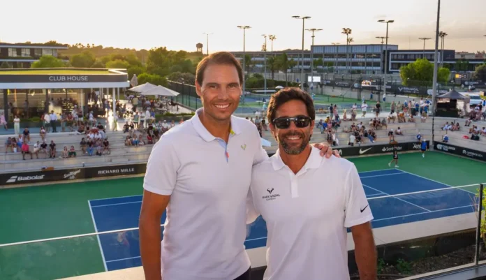 Rafa Nadal y Gustavo Marcaccio