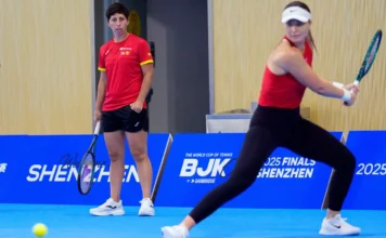 La Selección Española Iberdrola ya entrena en Shenzhen para las Finales de la Billie Jean King Cup 2025 Selección española Iberdrola de Tenis