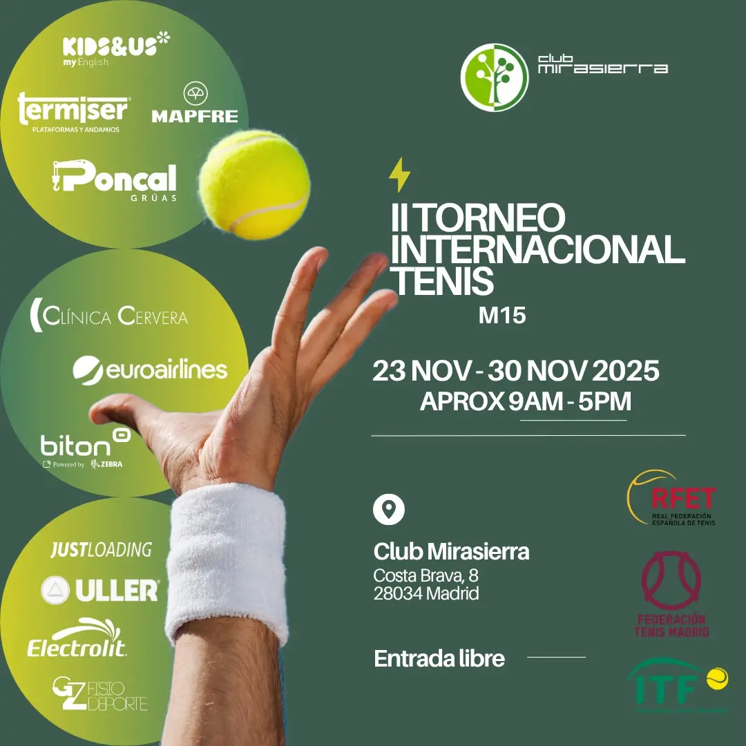 Cartel ITF Mirasierra 2025