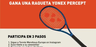 Gana una raqueta Yonex Percept con Tennis Warehouse Europe y El Foro del Tenis Gana una raqueta Yonex en Foro del Tenis