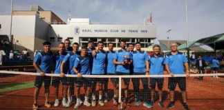 El Real Murcia Club de Tenis 1919 conquista el Campeonato de España Absoluto por Equipos Masculinos El equipo del Real Murcia Club de Tenis -Campeonato de España Absoluto por Equipos Masculinos