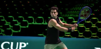 Munar toma el mando de España en la Copa Davis 2025 Jaume Munar entrenando con la Selección Española en Bolonia