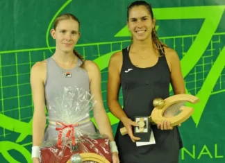 Eva Guerrero conquista el ITF W50 de Ortisei y suma su quinto título de la temporada Eva Guerrero posando con el trofeo del ITF W50 de Ortisei