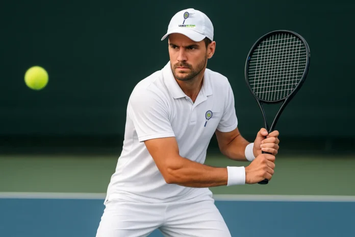 responsabilidad-mental-tenis Tenista aplicando una herramienta mental en pista