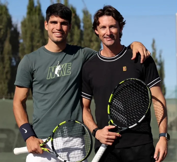 Carlos Alcaraz y Juan Carlos Ferrero