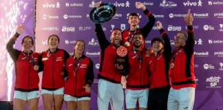 España hace historia y se proclama campeona del mundo de Tenis Playa en Brasil Selección Española de Tenis Playa campeona del mundo en Brasil