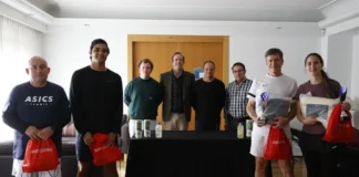 Obispo se impuso a los otros dos campeones en el I Torneo de Periodistas del ITF Club Mirasierra Participantes del I Torneo de Periodistas del ITF Mirasierra