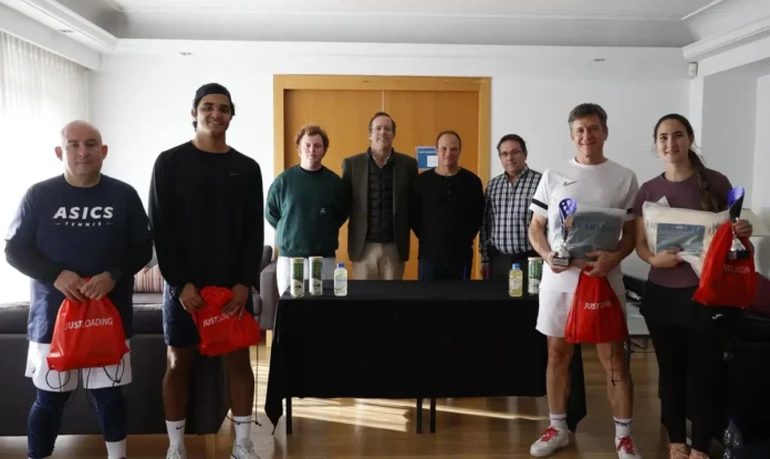 Participantes del I Torneo de Periodistas del ITF Mirasierra