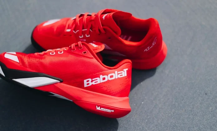 Zapatillas de tenis Babolat Jet Mach 4 con suela Michelin