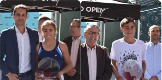 Shangichev y Tortajada sellan su billete a la Caja Mágica desde Murcia Edurne Tortajada y Stefan Shangichev campeónes del clasificatorio Mutua Madrid Open Sub-16 en Murcia