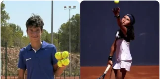 La Babolat Family refuerza su presencia en la Tennis Europe Winter Cup 2026 Victoria Meza Rovira y Daniel Martins Enguidanos con Babolat
