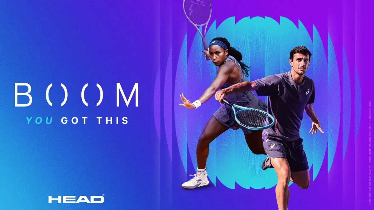 Nuevas raquetas HEAD BOOM 2026 utilizadas por Coco Gauff y Lorenzo Musetti