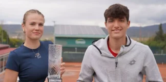 Ciurnelli y Thamm reinan en el ITF J300 Villena Mariella Thamm y Raffaele Ciurnelli con los trofeos del ITF J300 Villena